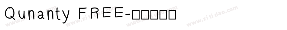 Qunanty FREE字体转换